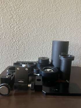 226144 Tropel Optical 12x Anamorphic Lens And Doublet 1 Spatial Filter Accessories Lot