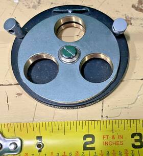 L3r-2013 Unitron Three Place Microscope Objective Turret/nosepiece