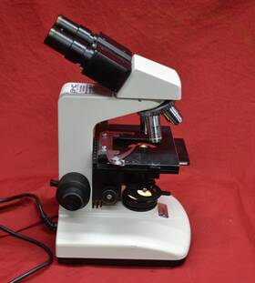 G400 Vetone Compound Binocular Microscope 4 Objective Lenses 4x To 100x