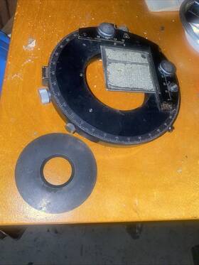 1e-c-51 Vickers Rotary Optical Rotation Polarizer Stage Table Microscope Rotating