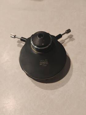 W5-b-18 Wild 445210 Heerbrugg M20 Phase Contrast Condenser Microscope Part As Pictured #w5-b-18