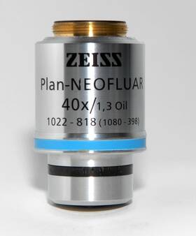 1080-398 Zeiss 1080398 Objective Lens 1022-818 Plan-neofluar 40x/1.3 Oil Inf/0.17