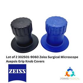 302501-9060 Zeiss Surgical Microscope Asepsis Grip Knob Covers Lot Of 2