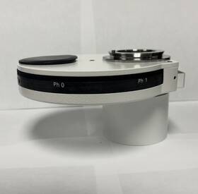 424421-0000-000 Zeiss Ld Condenser 0.35na H/dic Ph0 Ph1 Ph2 6 Position With Aperature Diaphragm