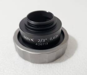 426113 Zeiss Microscope Camera Adapter 60n-c 2/3 Inch 0.63x C-mount
