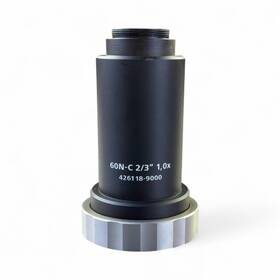 426118-9000 Zeiss Microscope Camera Adapter 60n-c 2/3 Inch 1.0x - Used