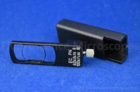 426945 Zeiss Microscope Dic Prism Slider P/n Ec Pn 40x /0 75 Ii 100x /1 30 Iii