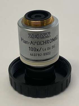 440782-9902 Zeiss Plan Apochromat 100x/1 4 Oil Dic /0.17 Microscope Objective