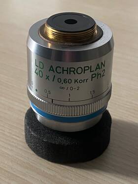 440865 Zeiss Ld Achroplan 40x/0 60 /0-2 Korr Ph2 Objective