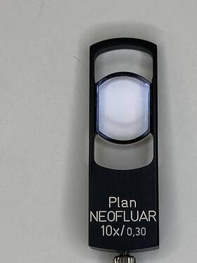 444430 Zeiss Plan Neufluar 10x/0.30 Microscope Prism Slider