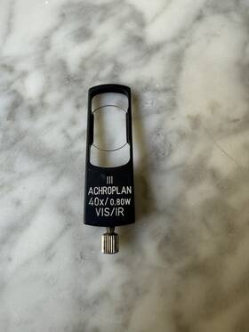 444451 Zeiss Water Immersion Iii Achroplan 40x/0.8 W Na Vis/ir Dic Prism