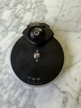 Microscope1.4 Zeiss 445389 Axioplan Axiophot Na Flip Top Dic Phase Turret Condenser
