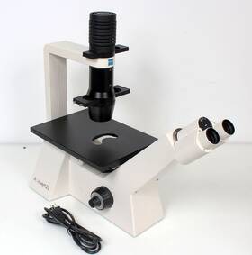 451200 Zeiss Axiovert 25 Inverted Phase Contrast Microscope Body Ph Slider Filters