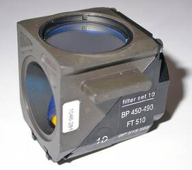 515-565 Zeiss 488010 Axioskop Fitc Filter Cube Set 10 Bp 450-490 Ft 510 Shift Free