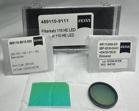 489110-9111 Zeiss Filters Emission And Beamsplitter