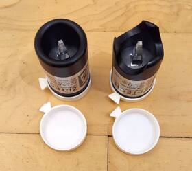 4.070.090 Zi-tech Pair Of Instrument Company Lenses Pat. # Made In Usa With Caps