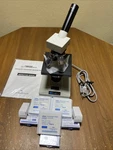Meiji Monocular Microscope With 3 Objective Lens 4X 10X 40X New! Japan. Fixed Price $125.00.