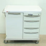 * Metro Starsys Antimicrobial Sxr Mobile Supply Cart Unit Locking Wheels. Fixed Price $685.00.