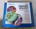 Biological Microscope Glass Slides Amscope PS100A Nib Pieces. Fixed Price $53.00.