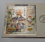 Mark Twain Tom Sawyer Famous American Folklore Colorano Silk 1470 Fdc 1972. Fixed Price $10.00.