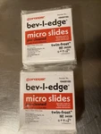 2 Pack Propper Bev-l-edge Micro Slides Pre Cleaned 15400100 Twin Frost 3" X 1". Fixed Price $14.20.