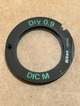 Nikon Microscope Dic Condenser Prism Dry 0.9. Fixed Price $350.00.