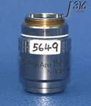 5649 Nikon Microscope Objective Lens Bd Planapo 150/0.9 210/0. Fixed Price $237.54.