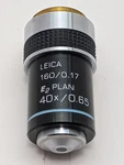 Leica E2 Plan 40X/0.65 Dry Microscope Objective 160/0.17 Rms. Fixed Price $114.73.