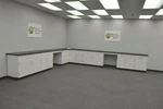 15' X 17' Fisher American Laboratory Cabinet Group W/ Tops E2-177. Fixed Price $12480.00.