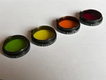 Leitz, Leica Filters Set, 36MM Slip On, Green, Yellow, Orange, Red. Clean.. Fixed Price $295.00.