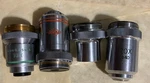 Lot Of Microscope Objective Lens Bausch 16MM 0.2 10X Swift 60 .85 20X .4 5X. Fixed Price $28.00.