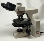 Nikon Microscope Eclipse E400 With Phase Contrast 10X 40X And Trinocular Head. Fixed Price $2200.00.