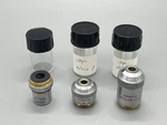 Leica Leitz 170/- 10/0.25 & 4/0.12 Microscope Objective Lens + 4/0.10 160/0.17. Fixed Price $115.00.