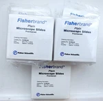 Fisher Scientific Microscope Slides Plain Precleaned 25 X 75 1MM Lot Of Pack. Fixed Price $99.99.