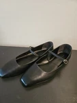 Nordstrom Ladies Leather Mary Janes With Small Heel Size 7.5. Fixed Price $42.00.