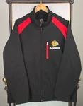 Giii Carl Banks Blackhawks Mens Size Xl Fleece Lined Softshell Jacket Full Zip. Fixed Price $115.00.