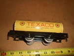 O/O-27 American Flyer Lines X-1128 Texaco 4 Wheel Tank Car.. Fixed Price $35.00.