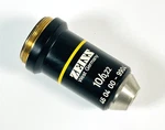 Carl Zeiss 46 00-9904 Compound Microscope Objective 160/- 10X/0.22 Yellow. Fixed Price $15.25.