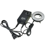 Amscope Adjustable 64-LED Ring Light For Microscopes W/ Control Box 100V To 240V. Fixed Price $49.99.