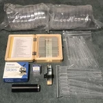 Huge Lot, Amscope Prepared Slides Blank Cover Glass Petri Dishes Pipettes. Fixed Price $29.99.