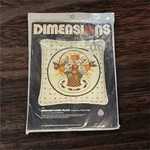 1982 Vtg Dimensions Crewel Pillow Kit #1238 American Floral Nancy Moyer 14"X14". Fixed Price $24.99.