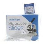 Amscope Microscope Slides BS-50P Clear Glass Pcs Ground Edges Pre-cleaned. Fixed Price $30.00.