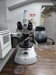 Carl Zeiss Microscope 47 16 90-0000/10 Polarisation. Fixed Price $1497.26.