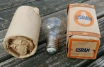 Vintage Nos 1950'S Osram Light Bulb 55.5420D 24V 250W Made Germany. Fixed Price $22.00.