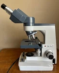Ao American Optical One-ten Illuminator 1130 Teaching Microscope W/3 Objectives. Fixed Price $425.00.