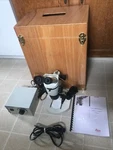 Wild Heerbrugg M3 Stereozoom Microscope 6.4X/16X/40X 10XG Eyepieces Stand Lights. Fixed Price $1375.00.