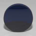 Fisher Scientific Deep Blue / Green Glass Filter, # 7-103-20, 1.3" X 0.25". Fixed Price $25.00.