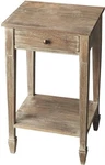 Elegant Marshmallow Bixby Side Table-weathered Gray Finish. Fixed Price $659.00.