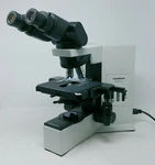 Olympus Microscope BX40 With Tilting Binocular Head. Fixed Price $2250.00.