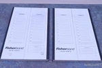 Fisher Brand Cardboard Microscope Slide Storage Trays Cat.no 12-587-10. Fixed Price $25.00.